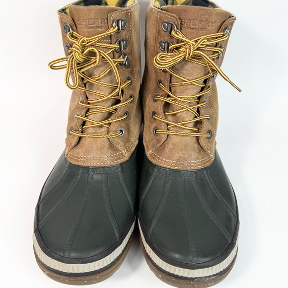 Sperry Men’s Top-Sider Ice Bay Flannel Lined Insulated Boots #STS20734-Size 13